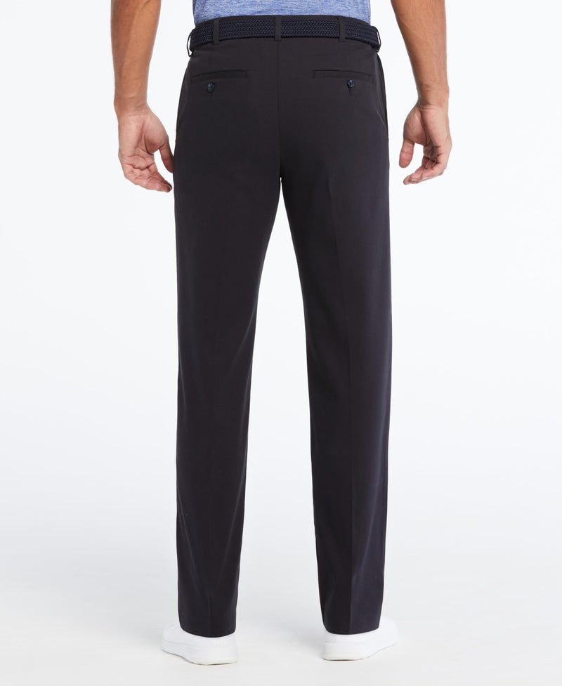 Savane Men's Ultimate Performance Pleated Chino Pants with Expandable Waist, Stretch Non-Iron (Available in Big & Tall), Ultimate Dark Navy, 40W x 29L - Image 2